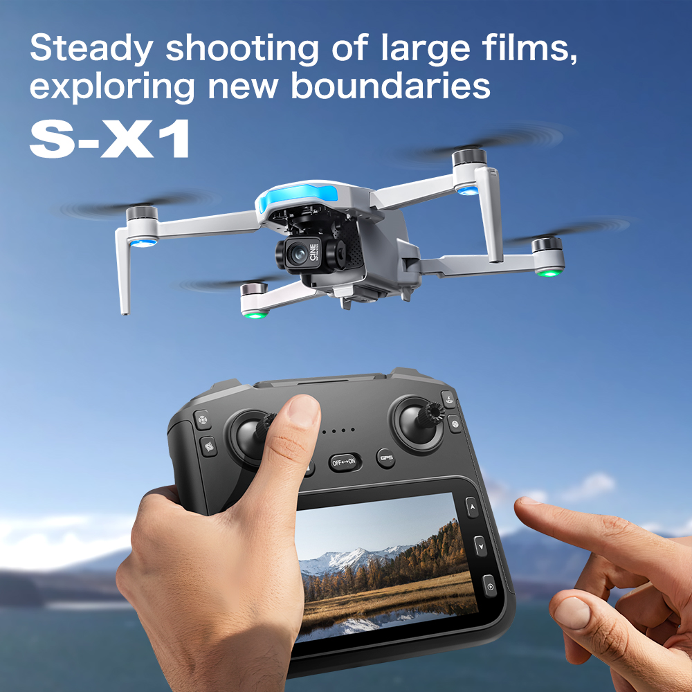 Lenovo S-X1 GPS Drone 8K HD pr - đánh giá và giá Drone Gimbal 3 Axis